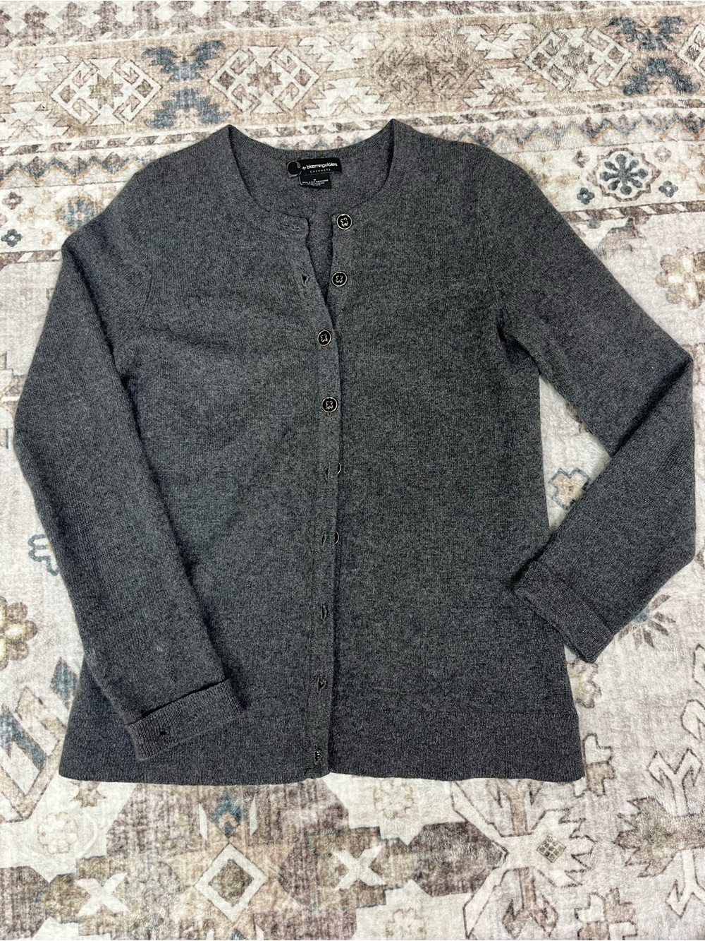 dark grey cardigan